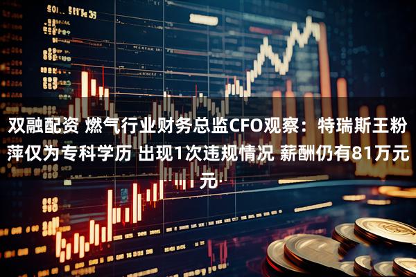 双融配资 燃气行业财务总监CFO观察：特瑞斯王粉萍仅为专科学历 出现1次违规情况 薪酬仍有81万元