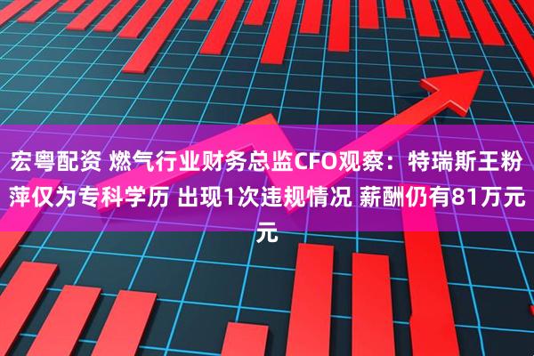 宏粤配资 燃气行业财务总监CFO观察：特瑞斯王粉萍仅为专科学历 出现1次违规情况 薪酬仍有81万元