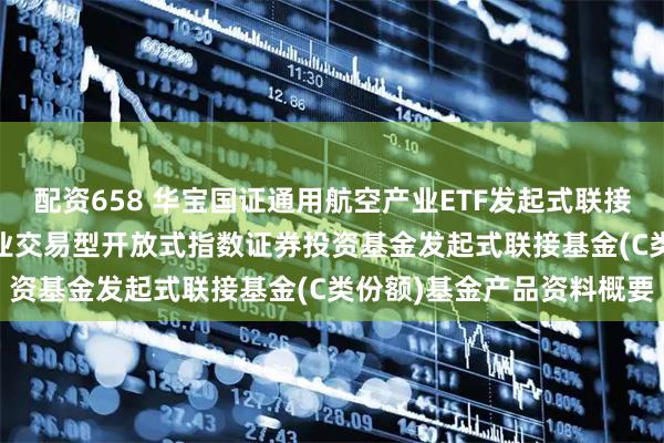 配资658 华宝国证通用航空产业ETF发起式联接C: 华宝国证通用航空产业交易型开放式指数证券投资基金发起式联接基金(C类份额)基金产品资料概要