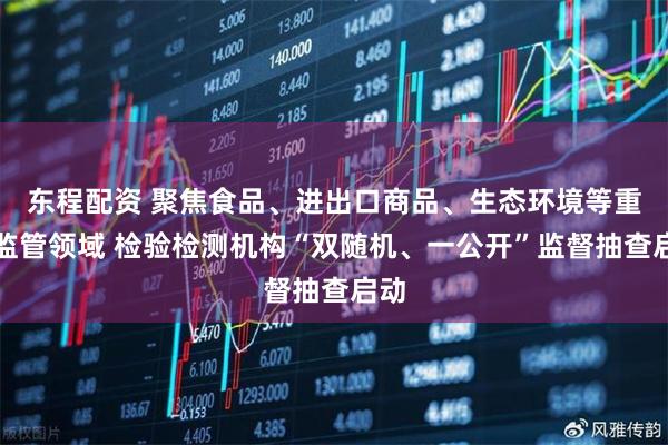 东程配资 聚焦食品、进出口商品、生态环境等重点监管领域 检验检测机构“双随机、一公开”监督抽查启动